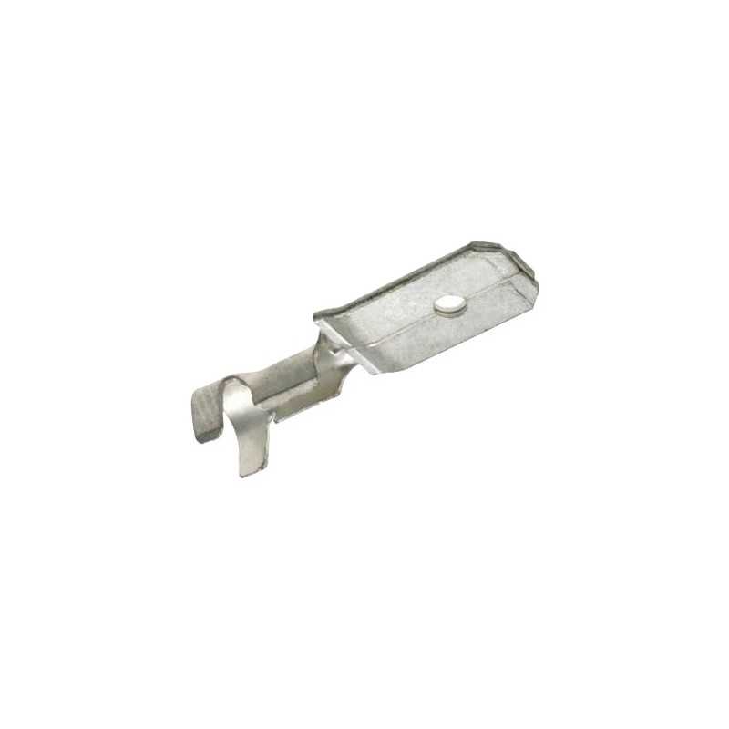 Clips male 6.3 section 0.5-1mm x100