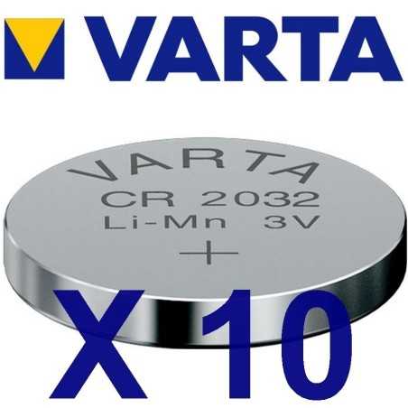 CR2032 lithium (lot 10)