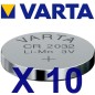 Cr2032 lithium (lot 10)