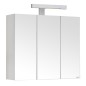 Armoire de toilette blanc 60x52x18 cm type piano