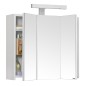 Armoire de toilette blanc 60x52x18 cm type piano