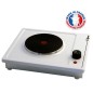Table cuisson 1 feu 1500W blanche Table cuisson 1 feu 1500W blanche