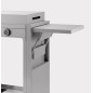 Chariot inox ouvert pour plancha modern 75