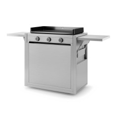 Chariot inox fermé pour plancha Modern 75