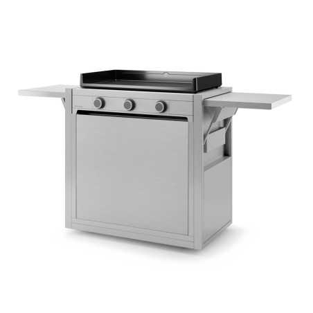 Chariot inox fermé pour plancha Modern 75