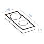 Domino 2 zones induction 3400W mezieres Domino 2 zones induction 3400W mezieres