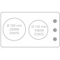 Kitchenette 140cm 1 domino électrique minuterie meuble 2 portes frigo Kitchenette 140cm 1 domino électrique minuterie meuble 2 portes frigo