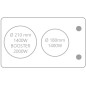 Kitchenette 140cm 1 domino induction manette meuble 2 portes frigo Kitchenette 140cm 1 domino induction manette meuble 2 portes frigo