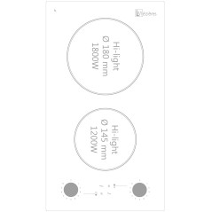 KITCHENETTE EVIER INOX REVERSIBLE 1 CUVE 140CM DOMINO VITRO MANETTE MEUBLE 2 PORTES FRIGO 4