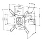 Support tv mural orientable vesa 200 Support tv mural orientable vesa 200