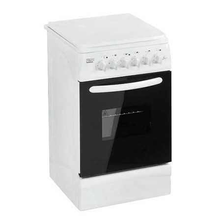 Cuisiniere electrique 4 feux blanche