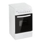 Cuisiniere electrique 4 feux blanche