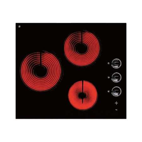 Table vitro 3 zones avec manette Noire