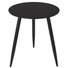 Table chevet bois avec plateau diamètre 39