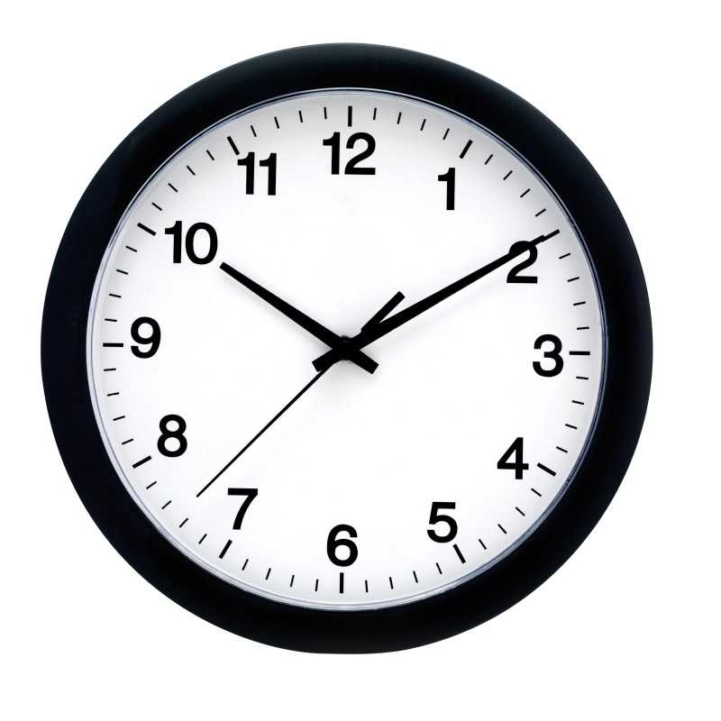 Horloge ori 28cm