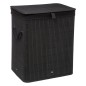 Panier a linge bambou noir Panier a linge bambou noir