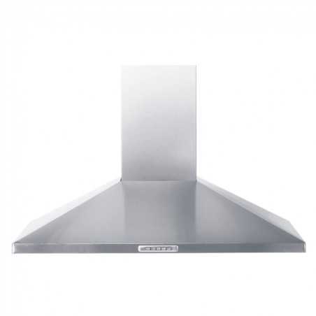 Hotte trapéze 90cm INOX SATINE