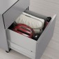 Caisson mobile metal 2 tiroirs avec assise Caisson mobile metal 2 tiroirs avec assise