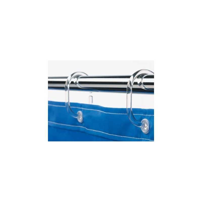 Anneaux de rideau de douche transparents Anneaux de rideau de douche transparents