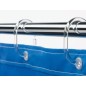 Anneaux de rideau de douche transparents Anneaux de rideau de douche transparents