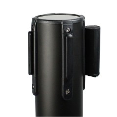 Potelet enrouleur 2m noir/noir