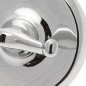 Patere mural 1 tete metal chrome Patere mural 1 tete metal chrome