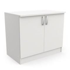 Cosy caisson bas 2 portes blanc 100cm