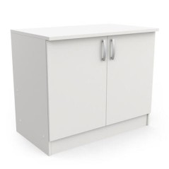 Cosy caisson bas 2 portes  blanc 100cm