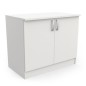 Cosy caisson bas 2 portes blanc 100cm Cosy caisson bas 2 portes blanc 100cm