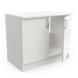 Cosy caisson bas 2 portes blanc 100cm Cosy caisson bas 2 portes blanc 100cm
