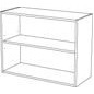 Cosy meuble haut larg 80 haut 60 2 portes Cosy meuble haut larg 80 haut 60 2 portes