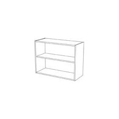MEUBLE HAUT LARG 100 HAUT 60 2 PORTES