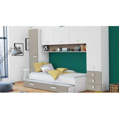 Fresh lit 90x200cm sans sommier pour ensemble