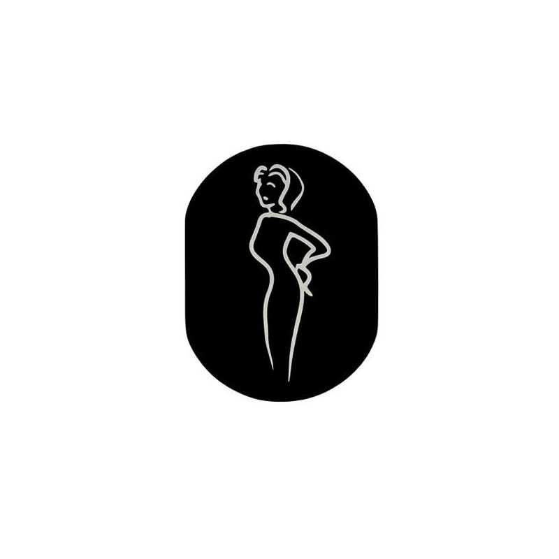 Plaque de signalisation femme