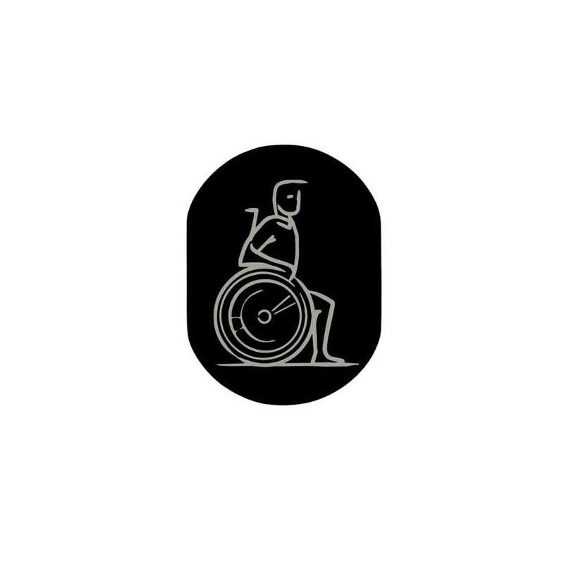 Plaque de signalisation handicap