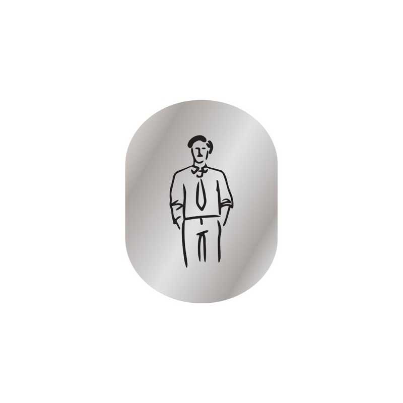 Plaque de signalisation homme Plaque de signalisation homme