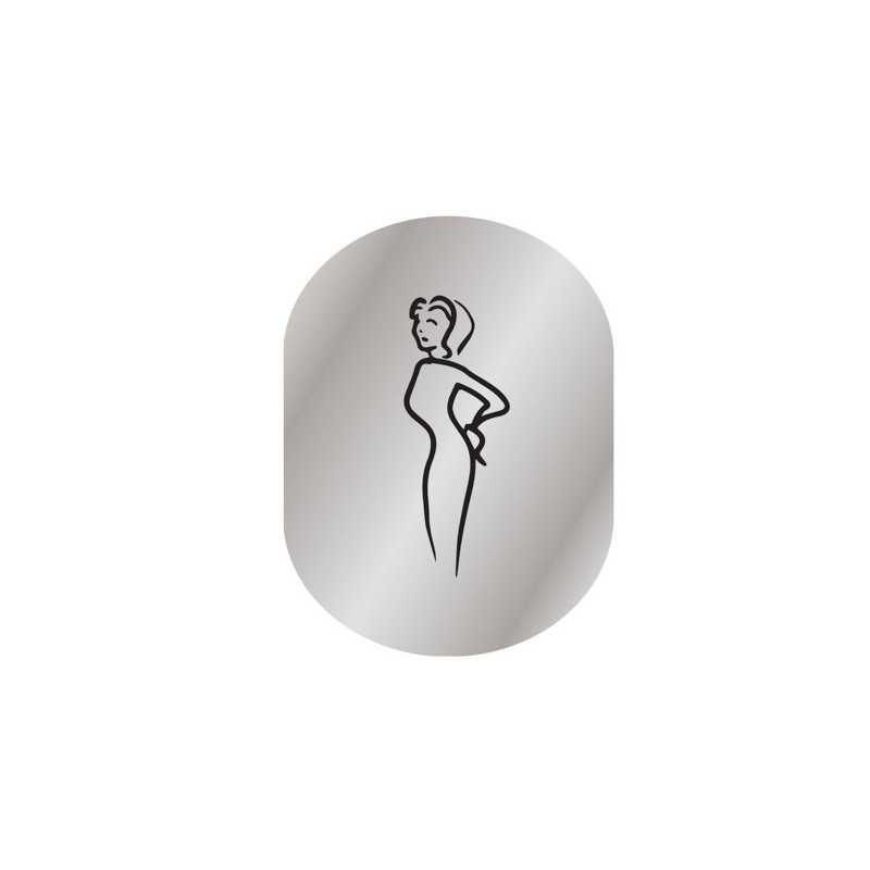 Plaque de signalisation femme