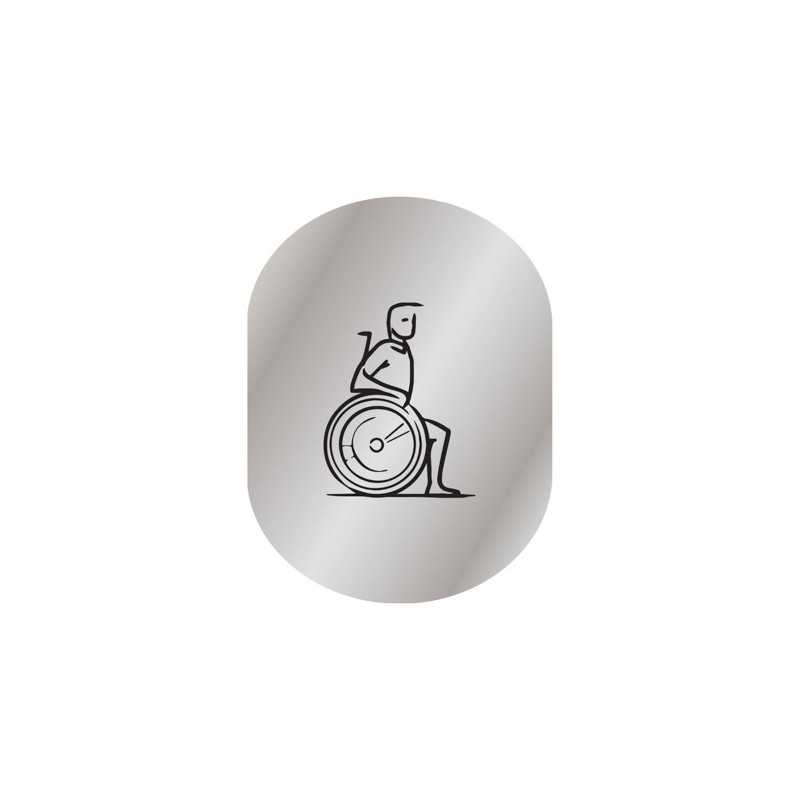 Plaque de signalisation handicap