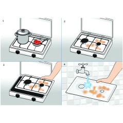 RECHAUD 2 GAZ NATUREL USAGE INTERIEUR