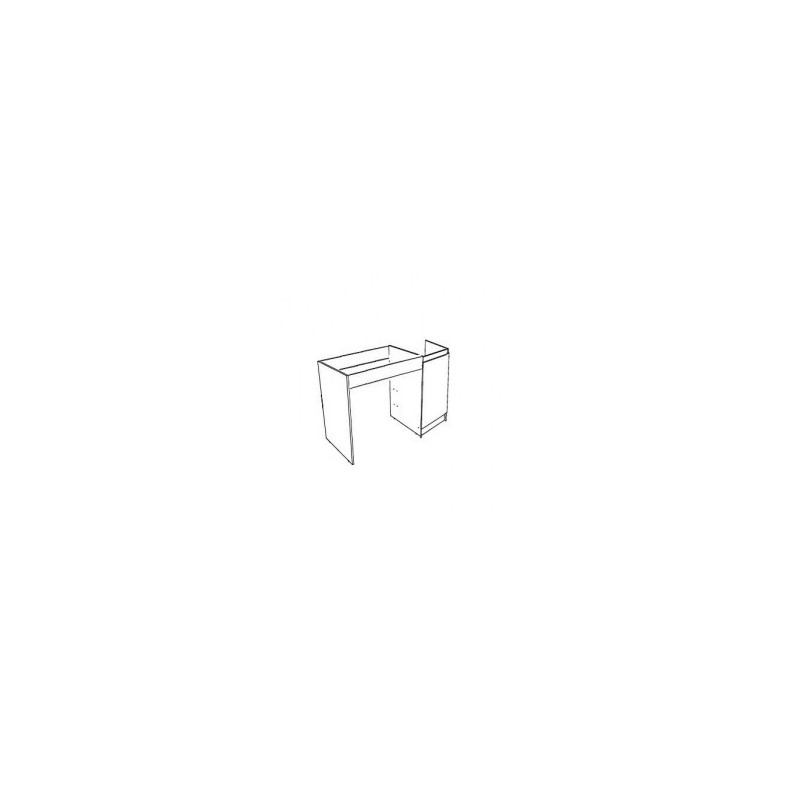 Meuble pmr 120 cm 1 porte larg 120 Meuble pmr 120 cm 1 porte larg 120