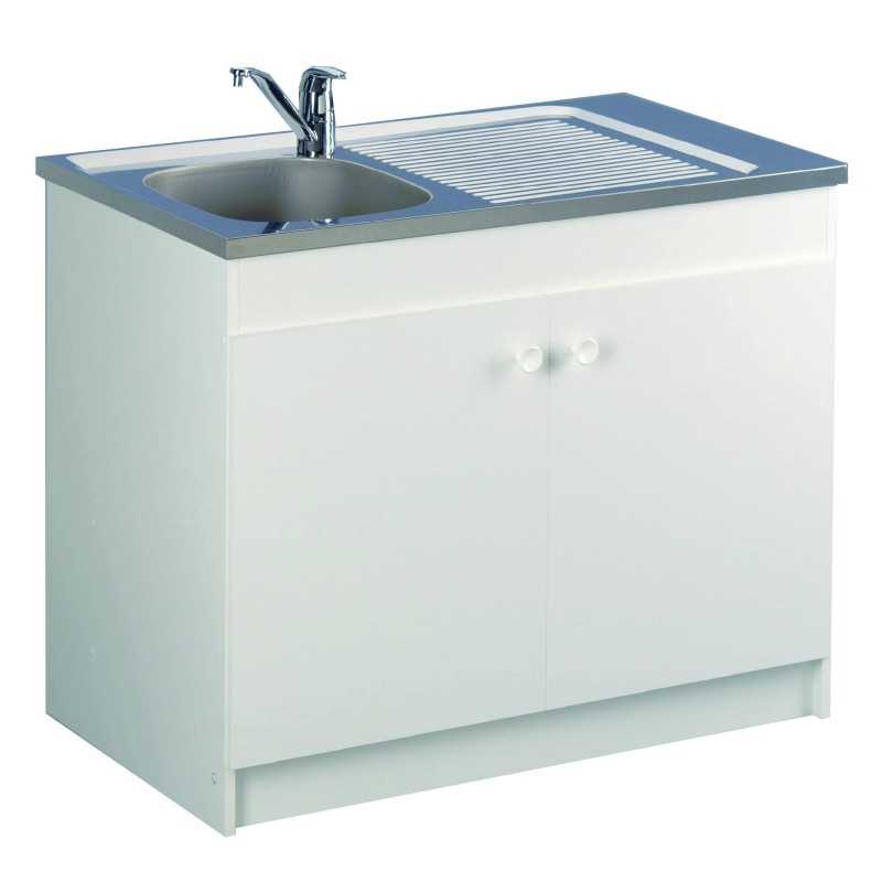 Meuble sous évier larg 80cm 2 portes hydrofuge Meuble sous évier larg 80cm 2 portes hydrofuge