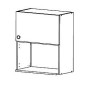 Meuble haut larg 60 haut 60 niche mo 1 porte 1 porte + niche four Meuble haut larg 60 haut 60 niche mo 1 porte 1 porte + niche four