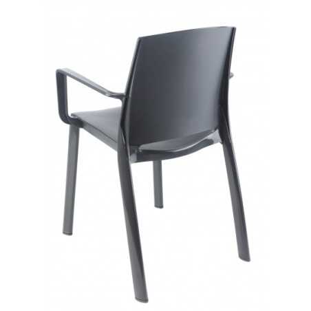 Fauteuil hotel et restaurant anthracite