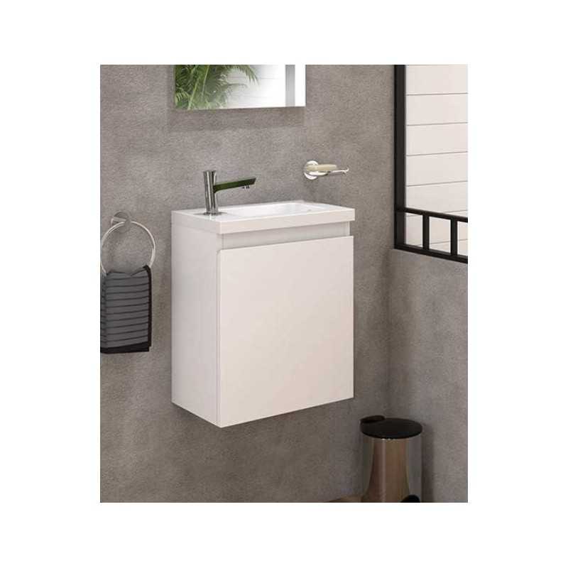 Lave mains blanc brillant reversible