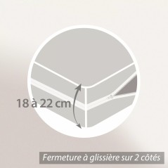 HOUSSE MATELAS INTEGRALE 90x190