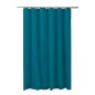 Rideau de douche textile bleu canard 100 % polyester l 180 x h 200 Rideau de douche textile bleu canard 100 % polyester l 180 x h 200