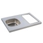 Dessus évier cuisinette 1 cuve l90 cm emplacement domino Dessus évier cuisinette 1 cuve l90 cm emplacement domino