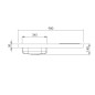 Dessus évier cuisinette 1 cuve l90 cm emplacement domino Dessus évier cuisinette 1 cuve l90 cm emplacement domino