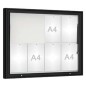 Vitrine exterieure porte levante 8 feuilles a4 Vitrine exterieure porte levante 8 feuilles a4