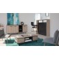 Table basse rectangulaire chene & noir Table basse rectangulaire chene & noir
